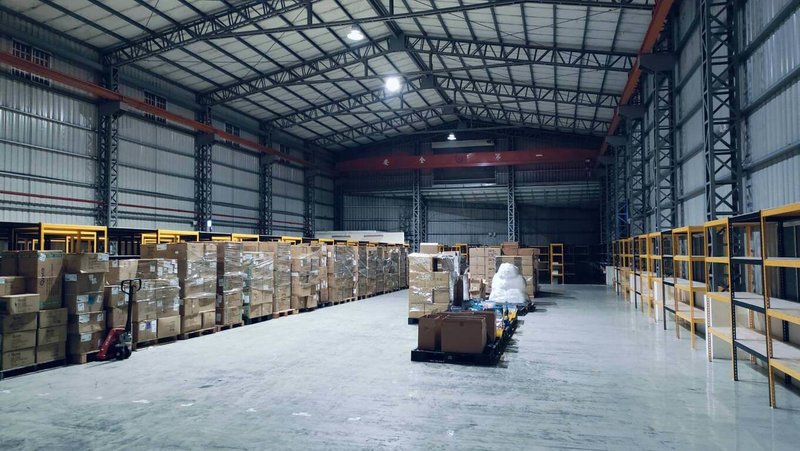 增站運籌目前在台灣已有5個據點,今年希望擴展到9個。圖為增站運籌位於台中的衛星倉儲。(增站運籌提供)中央社記者劉千綾傳真 114年7月27日