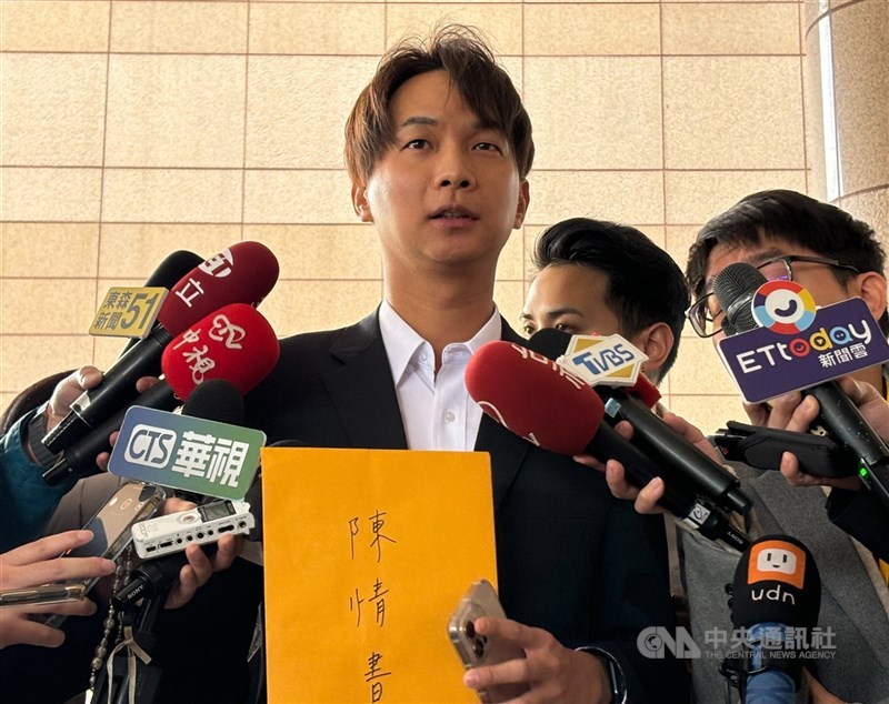 圖為民眾黨台北市議員陳宥丞。（中央社檔案照片）