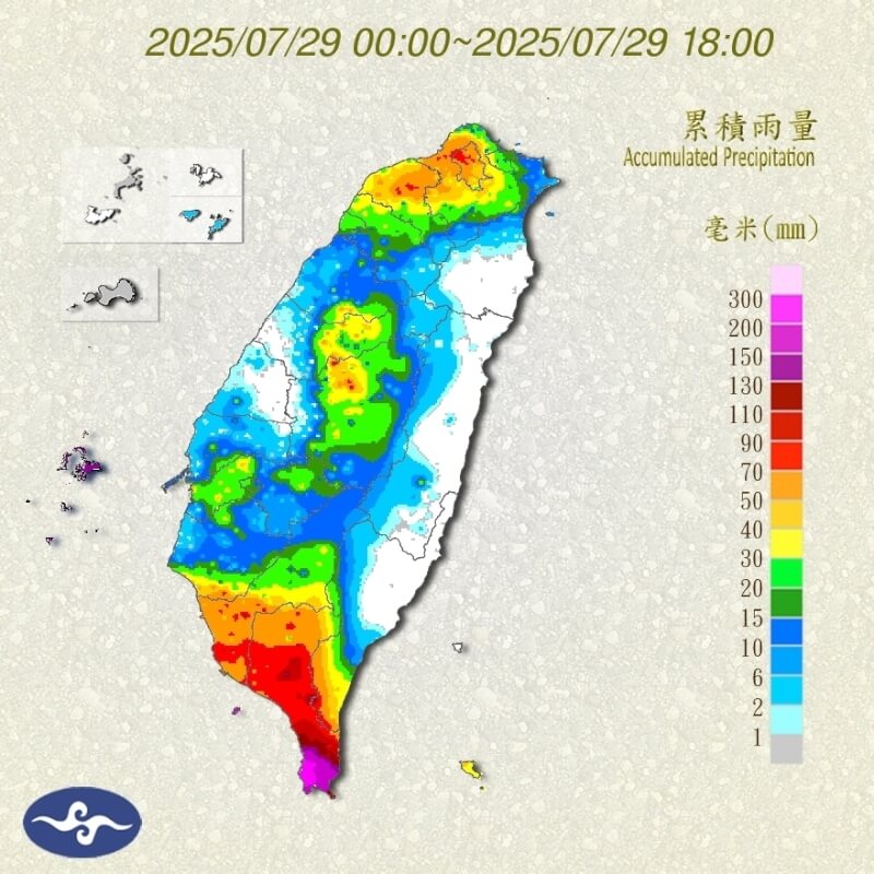 (圖取自中央氣象署網頁cwa.gov.tw)
