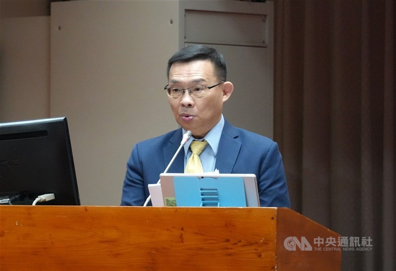 圖為新任考選部政次林明裕。（中央社檔案照片）
