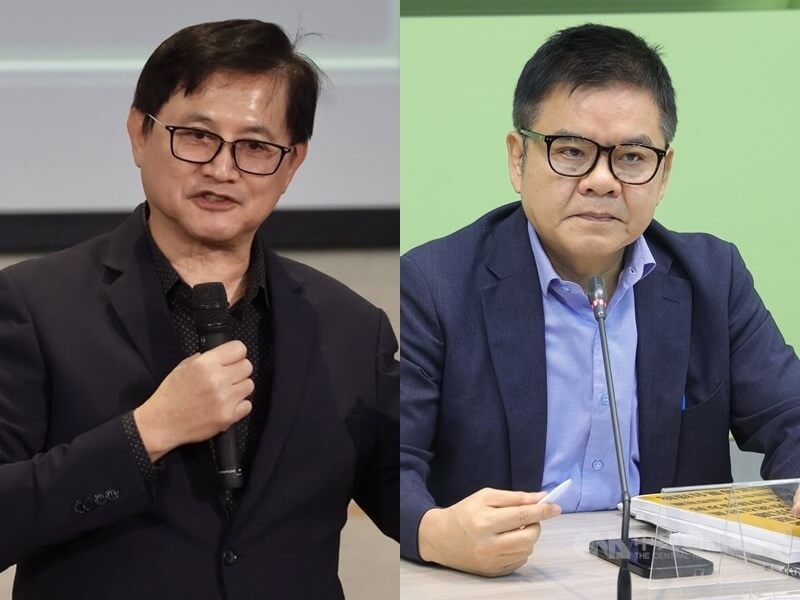 核三重啟公投將在8月23日投票。8月7日起將舉辦5場發表會，其中8月15日場次由和碩董事長童子賢（左）擔任正方代表人、民進黨立委莊瑞雄（右）擔任反方代表人。（中央社檔案照片）