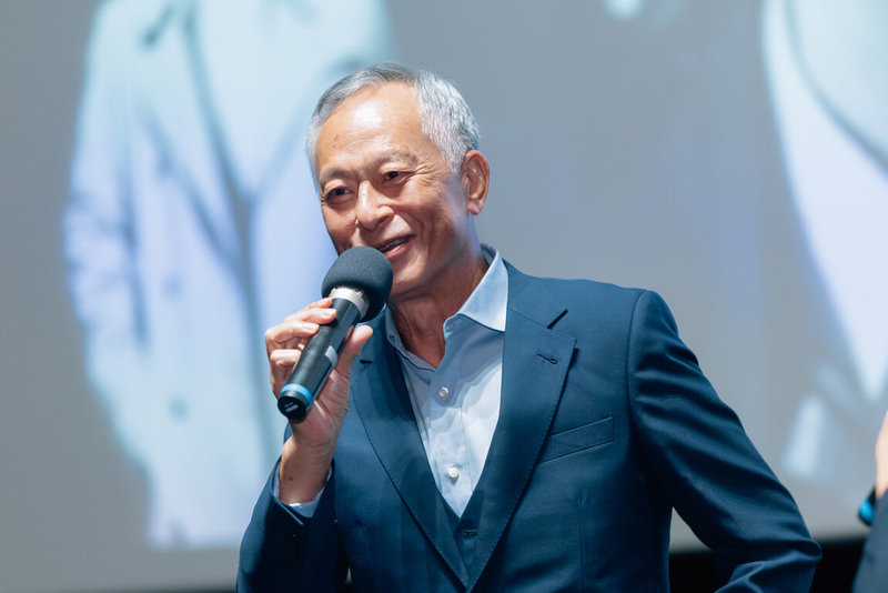香港名導杜琪峯（圖）應邀來台，1日現身參與國家影視聽中心主題節目「奇峯無邊 銀河無際：杜琪峯與銀河映像」開幕片「鎗火」映前活動。（國家影視聽中心提供）中央社記者王心妤傳真  114年8月1日