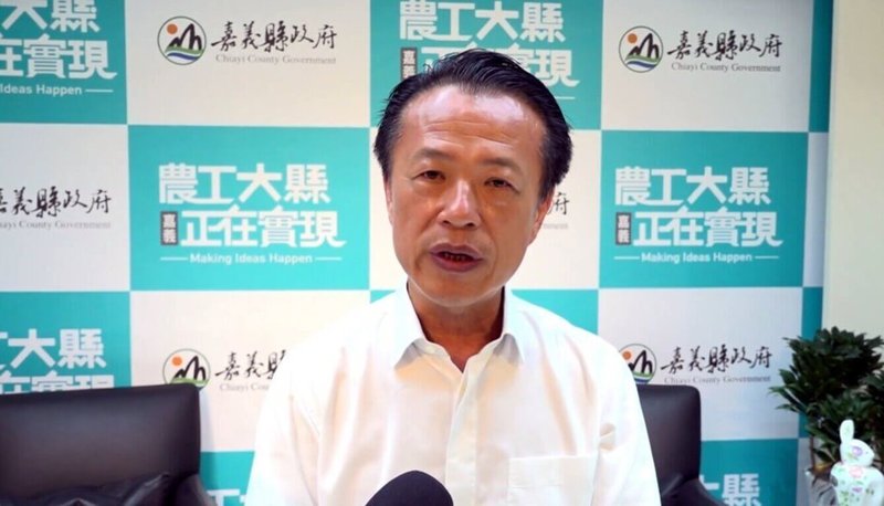 美國1日公布台灣最新對等關稅稅率20%，嘉義縣長翁章梁（圖）表示，中央政府仍在積極對美溝通，相信會維護台灣最大利益，爭取調降空間。（嘉義縣政府提供）中央社記者黃國芳傳真  114年8月1日