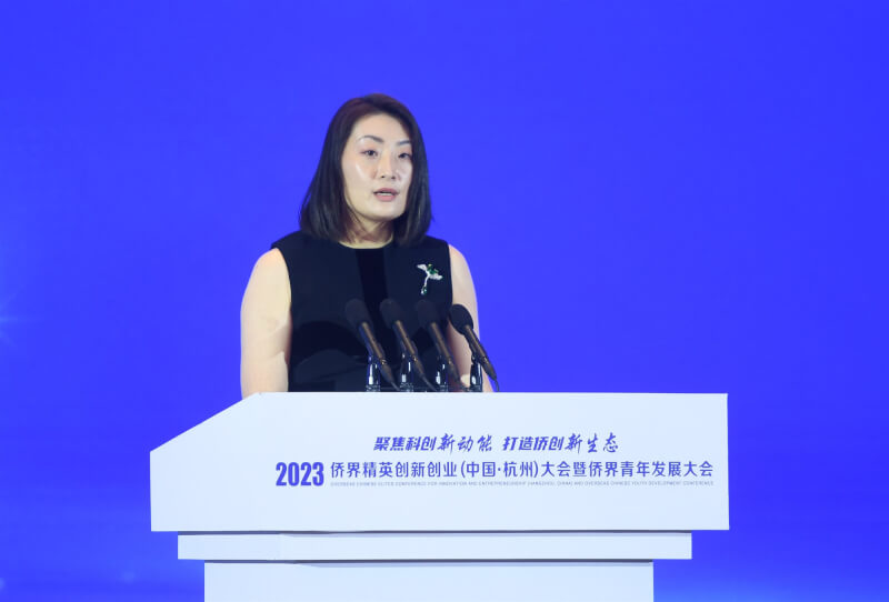 宗馥莉現為杭州娃哈哈集團有限公司董事長。(中新社)