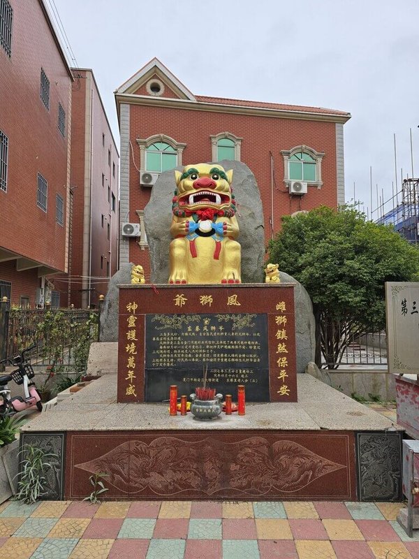 2025金門金沙鎮尋找風獅爺APP活動1日正式開跑,今年首度跨海拓展至中國廈門大嶝島,新增當地風獅爺地圖標記,歡迎民眾到大嶝島尋找風獅爺。圖為大嶝島的風獅爺。(金沙鎮公所提供)中央社記者吳玟嶸傳真 114年8月1日