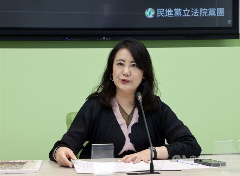 民進黨立法院黨團幹事長吳思瑤。(中央社檔案照片)