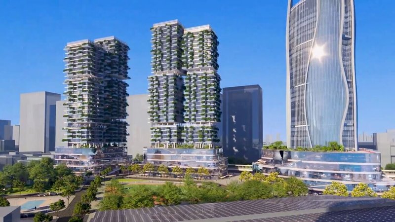 高雄市捷運局2日公告，O9站聯合開發案BC基地開始招商，將引進運動相關商業設施、智慧節能住宅。開發完成後，市府分回66億元挹注捷運建設。（高雄市捷運局提供）中央社記者林巧璉傳真　114年8月2日