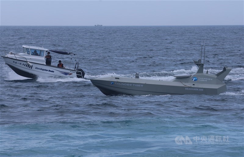 圖為雷虎科技「海鯊800」。(中央社檔案照片)