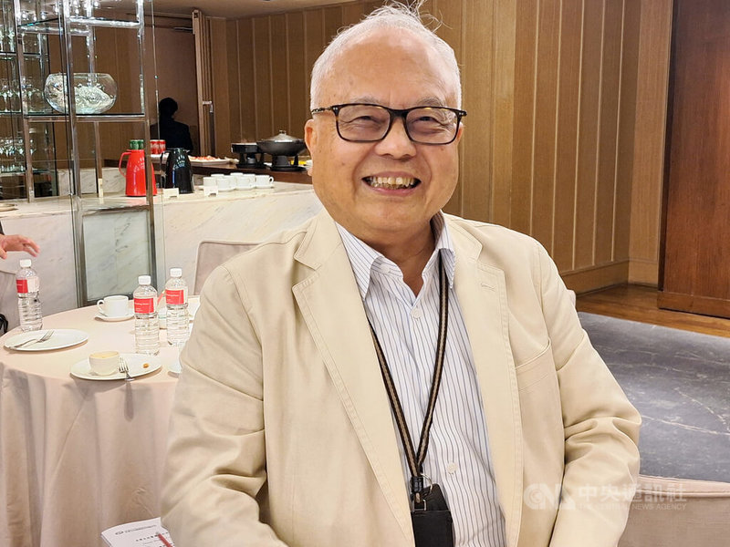 友霖生技配合上櫃前公開承銷，對外競價拍賣1.36萬張，競拍底價每股22.4元，暫定承銷價28元，擬8月21日掛牌。圖為友霖董事長蔡正弘。中央社記者何秀玲攝　114年8月4日