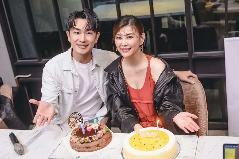 藝人陳謙文(左)與方馨(右)10月3日將在台中Legacy舉辦「情歌若響」公益演唱會,盼透過歌聲對更多人發揮影響力,幫助需要關懷的弱勢朋友。(葡萄長文創工作室提供)中央社記者洪素津傳真 114年8月5日