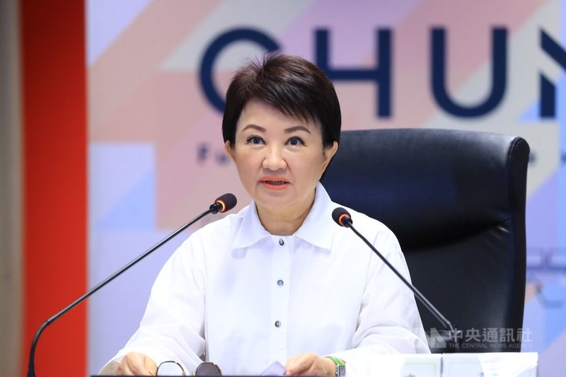 台中市新住民人口數突破6萬5000人，市長盧秀燕5日在市政會議中表示，台中新住民約占全體市民2%，絕大部分是因為婚嫁關係而移居台中，感謝民政局及市府各局處協助，讓新住民更融入台中。中央社記者郝雪卿攝  114年8月5日
