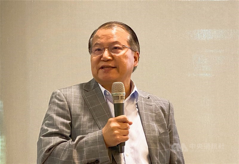 圖為廣越董事長吳朝筆。 (中央社檔案照片)