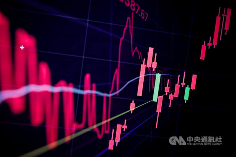 台股示意圖。（中央社檔案照片）