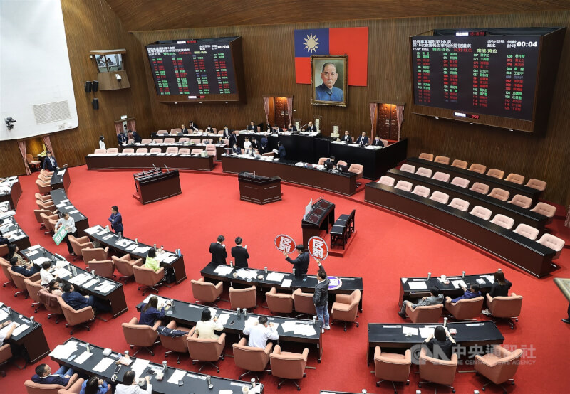 圖為立法院議場圖。(中央社檔案照片)