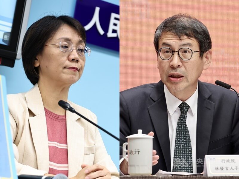 核三重啟公投第2場發表會9日晚間7時登場，正方代表為國民黨立委翁曉玲（左），反方代表為行政院能源減碳辦公室副執行長林子倫（右）。（中央社檔案照片）