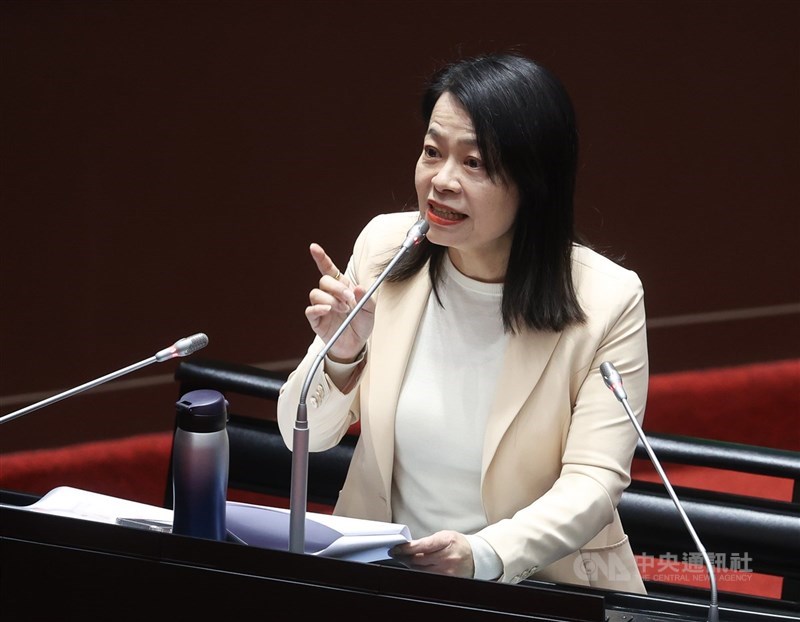 圖為國民黨立委許宇甄。(中央社檔案照片)