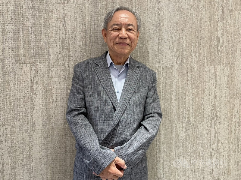 興勤董事長隋台中（圖）11日表示，下半年業績穩健，今年獲利可持穩，興勤積極布局人工智慧（AI）伺服器應用。中央社記者鍾榮峰攝  114年8月11日