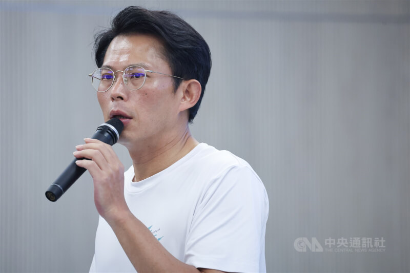 民眾黨主席黃國昌10日出席全國黨代表大會致詞。（中央社檔案照片）
