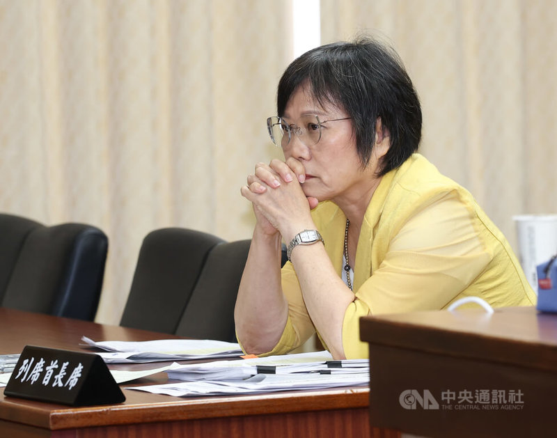 立法院內政委員會11日審查「行政區劃法草案」，內政部長劉世芳（圖）列席備詢。中央社記者謝佳璋攝  114年8月11日