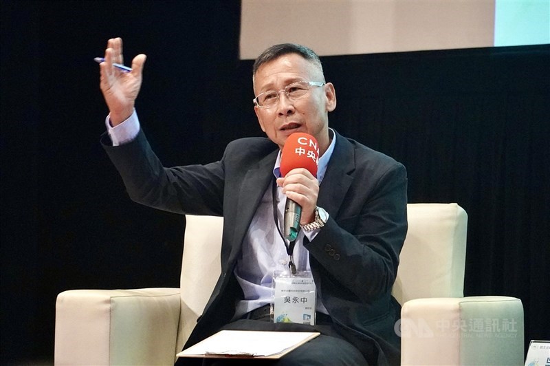 圖為聯友金屬科技總經理吳永中。 （中央社檔案照片）