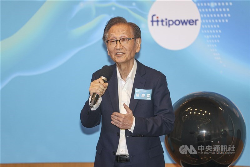 圖為華碩董事長施崇棠。 （中央社檔案照片）