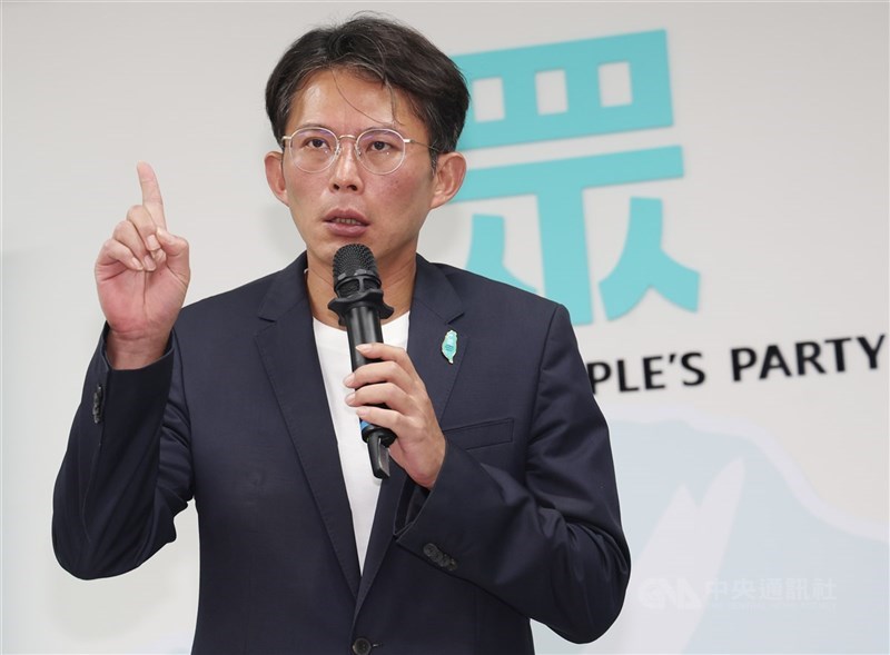 圖為民眾黨黨主席黃國昌。(中央社檔案照片)