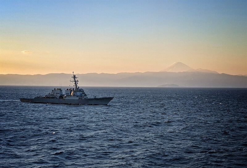 美國海軍驅逐艦希金斯號。(圖取自美國海軍網頁surfpac.navy.mil)