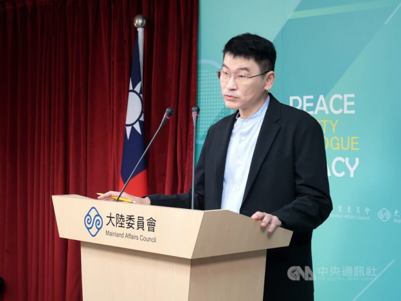 陸委會副主委兼發言人梁文傑。（中央社檔案照片）
