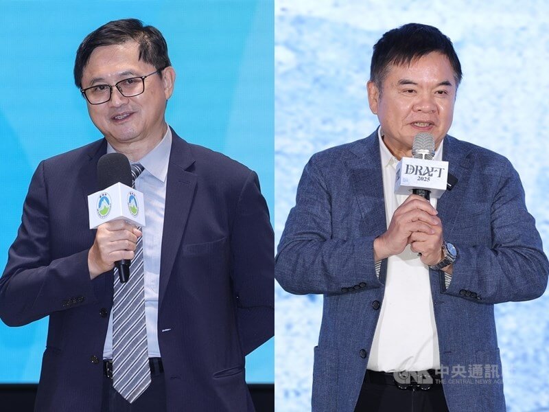 核三重啟公投將在23日投票。最後一場公投意見發表會15日登場,正反方代表分別為和碩董事長童子賢(左)與民進黨立委莊瑞雄(右)。(中央社檔案照片)