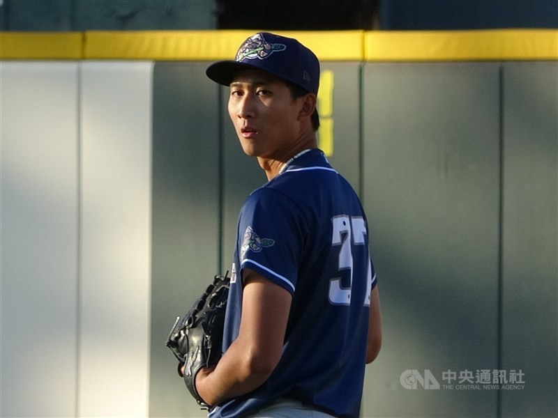 美職運動家隊高階1A投手沙子宸(圖)15日後援登板,投4局無失分、拿下救援成功。(中央社檔案照片)