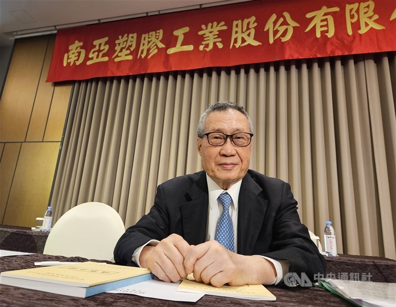 圖為南亞公司董事長吳嘉昭升任台塑企業行政中心總裁。 (中央社檔案照片)