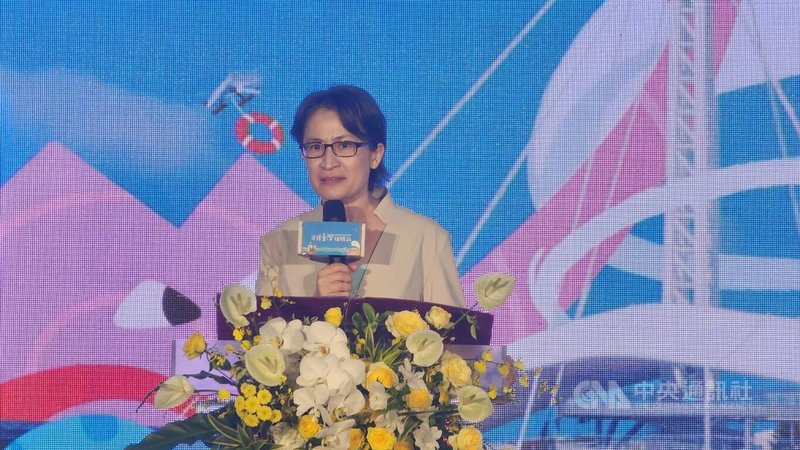 副總統蕭美琴15日出席守護台灣探險記暨國家防災日系列活動,副總統致詞指出,台灣面臨各式天災風險,凸顯防災教育不是選擇題,而是國家安全與社會永續發展的根本工程。中央社記者洪學廣攝 114年8月15日