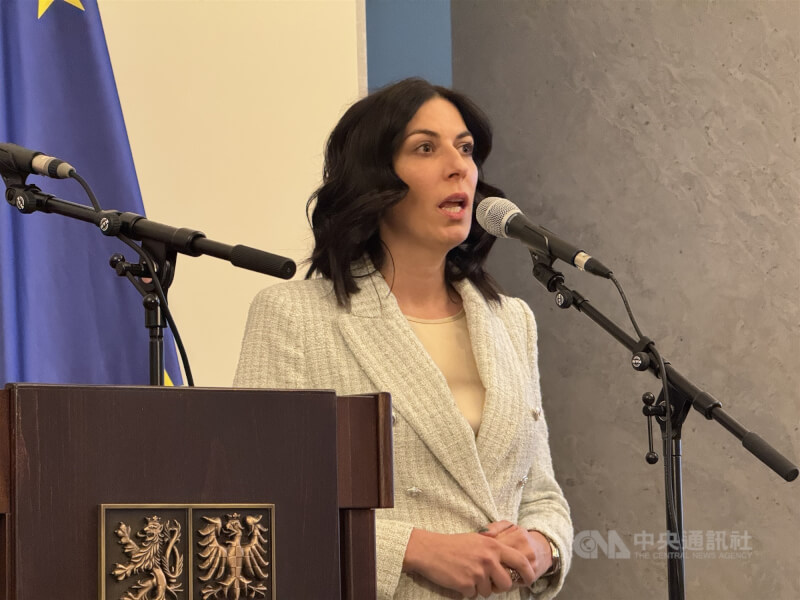 捷克眾議長艾達莫娃。(中央社檔案照片)