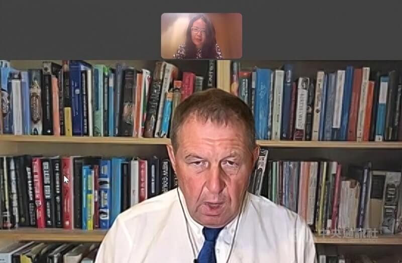 前俄羅斯總統蒲亭首席經濟顧問伊拉里翁諾夫16日接受中央社專訪表示,無論誰是美國總統,都不影響蒲亭採取行動,試圖全面控制並消滅烏克蘭主權。(視訊畫面截圖)中央社記者陳韻聿倫敦傳真 114年8月18日