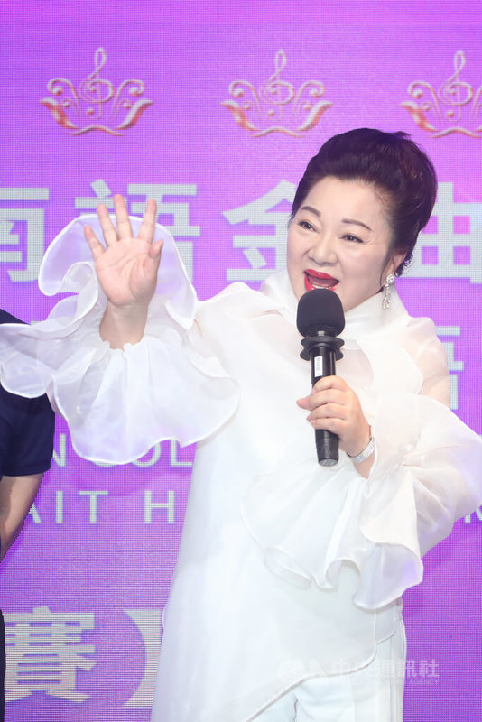 「2025世界閩南語金曲盛典」宣傳記者會18日在台北舉行,擔任台灣主辦方的藝人白冰冰(圖)出席宣傳,邀請台灣好手踴躍參加音樂大賽,把冠軍拿回台灣。中央社記者王騰毅攝 114年8月18日