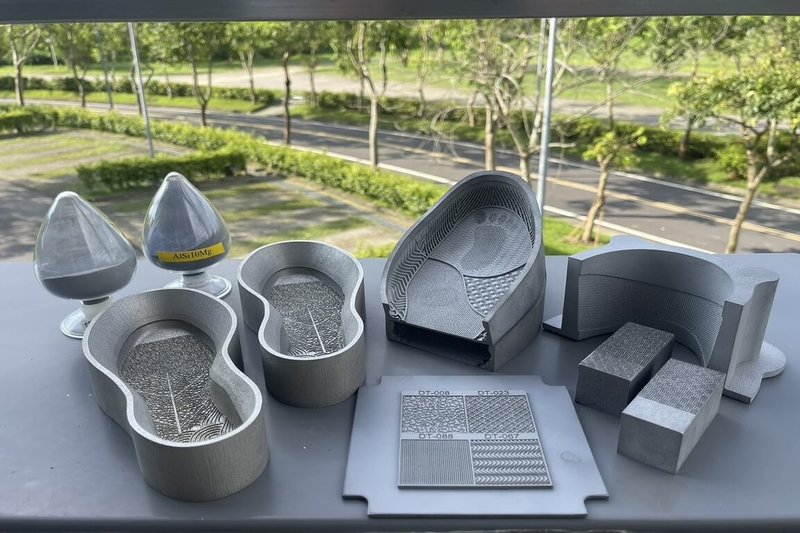 工研院與歐利速精密工業合作打造8雷射快速金屬3D列印系統,將於20日登場的台灣國際雷射展中發表。(圖由工研院提供)中央社記者張建中傳真 114年8月19日