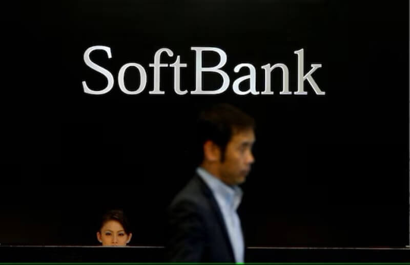 軟銀集團（SoftBank）標誌。（路透社）