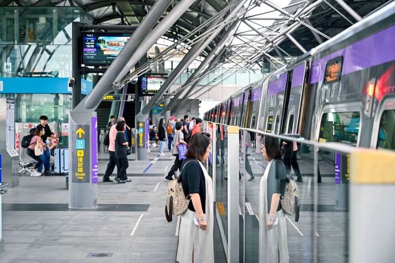 桃園大眾捷運股份有限公司20日表示，27日起加開平日傍晚從台北車站發車南下加班車，終點站為機場第二航廈站。（桃園大眾捷運公司提供）中央社記者吳睿騏桃園傳真  114年8月20日