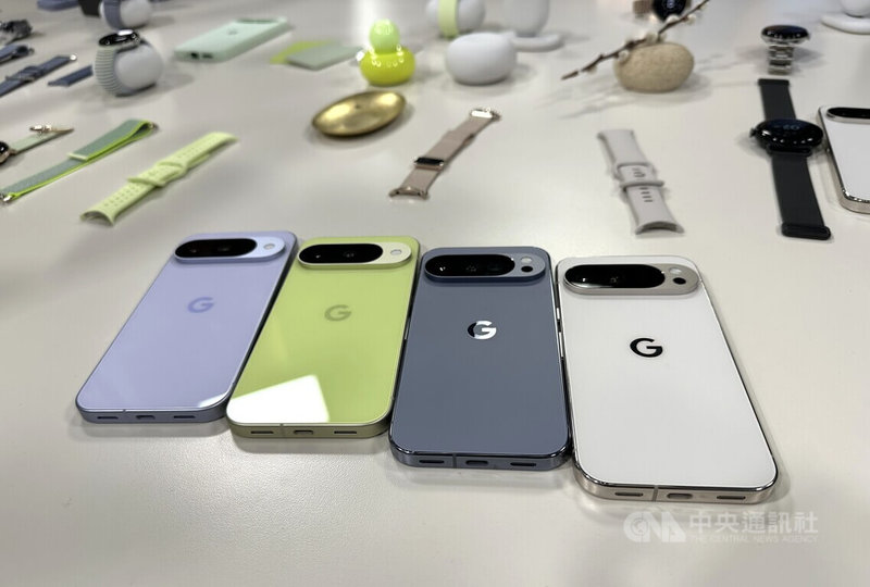 Google Pixel 10系列旗艦手機20日正式對外亮相。中央社記者張欣瑜紐約攝 114年8月21日