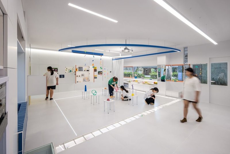 教育部推動校園美感計畫，協助花蓮縣瑞穗鄉瑞美國小打造美術與食農教育的複合空間，原本閒置的排水溝被改造為地下微型美術館。（教育部提供）中央社記者陳至中台北傳真　114年8月22日