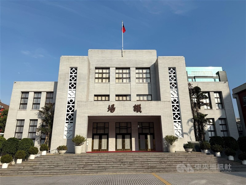 圖為立法院議場外觀。(中央社檔案照片)