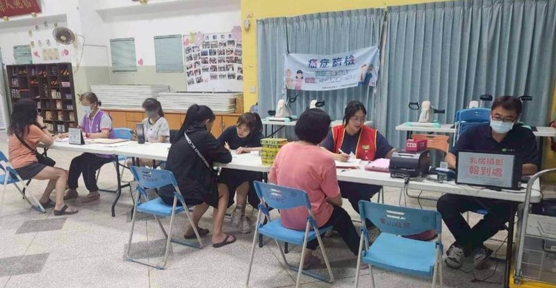 澎湖縣政府衛生局「整合性五癌篩檢巡迴服務」24日在馬公市第一衛生所舉行啟動儀式,不少民眾利用假日,就近前往接受篩檢服務,以行動守護健康。(澎湖縣衛生局提供)中央社 114年8月24日