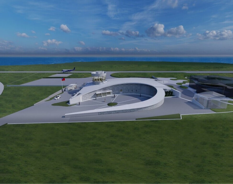 民航局啟動澎湖七美及望安機場改建計畫,預估115年發包,圖為七美機場改建示意圖。(民航局提供)中央社記者余曉涵傳真 114年8月24日