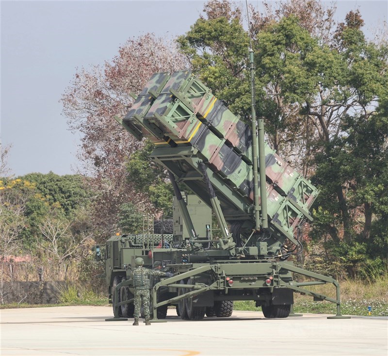 圖為空軍愛國者防空飛彈系統。（中央社檔案照片）