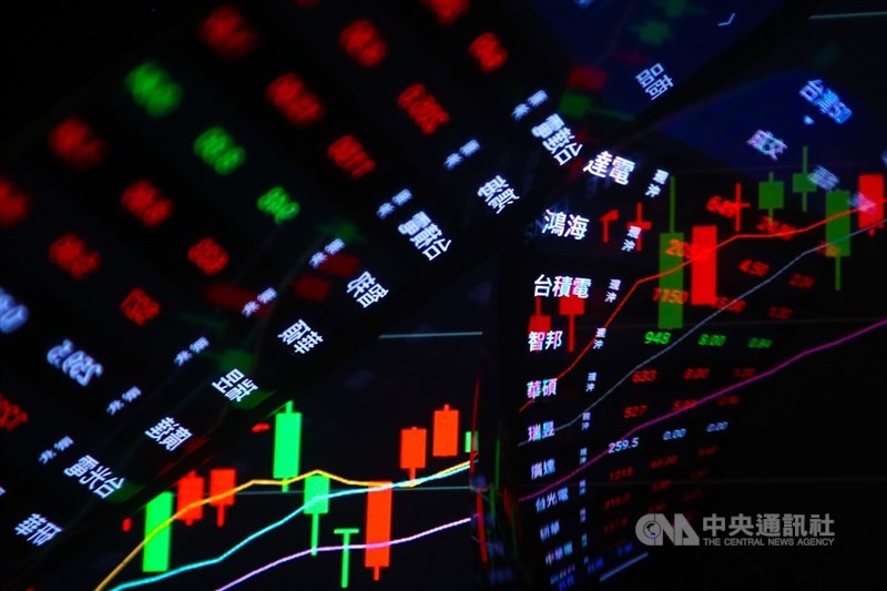 台股（中央社檔案照片）