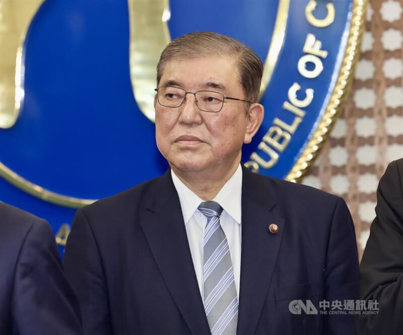 多間日媒25日公布民調顯示,日相石破茂(圖)內閣8月的支持率回升。(中央社檔案照片)
