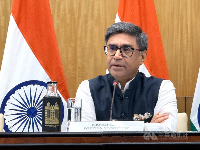 印度外交部次長唐勇勝(Vikram Misri)(圖)證實,總理莫迪(Narendra Modi)將到日本參加峰會。外界預料,莫迪將趁機邀請日相石破茂參加在印度進行的Quad峰會。中央社記者李晉緯新德里攝 114年8月26日