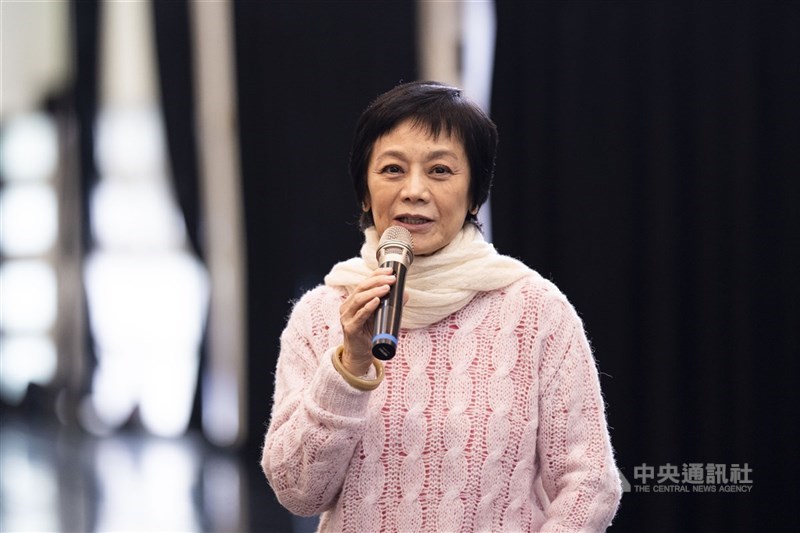 藝人張艾嘉(圖)獲釜山影展山茶花獎,盼鼓勵更多女性創作者。(中央社檔案照片)