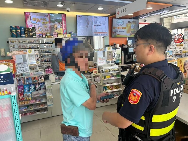 台中市豐原區1名退休劉姓男子日前在社群媒體認識女網友,誤信網戀邀約,購買逾2萬元的儲值卡,引起店員懷疑並報警,警方攔阻假交友詐騙。(民眾提供)中央社記者趙麗妍傳真 114年8月27日