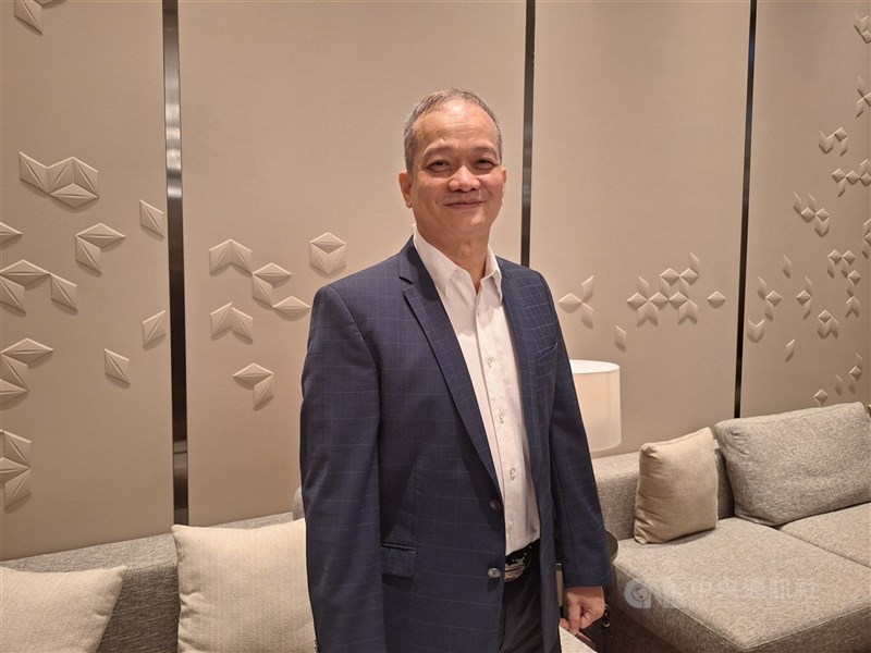 圖為燁輝總經理張振武。 (中央社檔案照片)